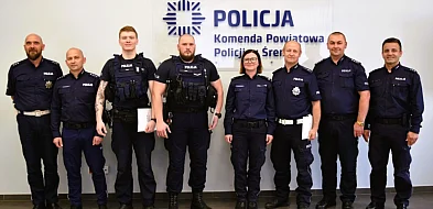 Awanse w śremskiej komendzie. Pięciu policjantów z nowymi funkcjami-80451
