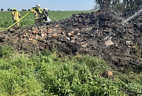 Pożar pryzmy obornika. Potrzebna była natychmiastowa reakcja-81324