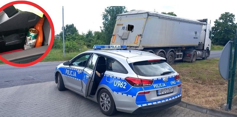 Mieszkaniec naszego powiatu prowadził 40-tonowego tira pod wpływem - 81489