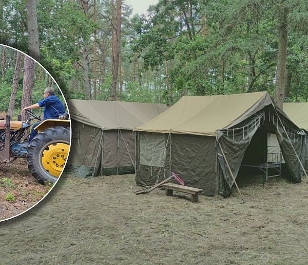 Pogorzelica już prawie gotowa. Śremscy harcerze budują obóz nad morzem-81734