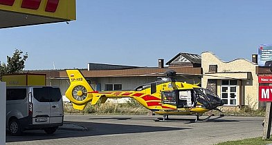 8-latka spadła z dachu domku ogrodowego. Lądował śmigłowiec LPR-82429