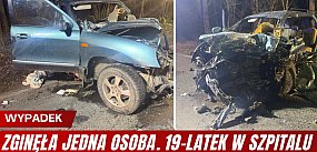 Wypadek drogowy ze skutkiem śmiertelnym w powiecie śrem