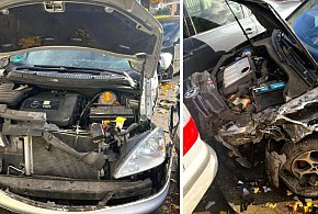 Pijany 21-latek bez uprawnień spowodował karambol przy cmentarzu-83945