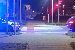 Potrącenie rowerzysty na przejściu dla pieszych przy ul. Grunwaldzkiej i Zamenhofa-84350