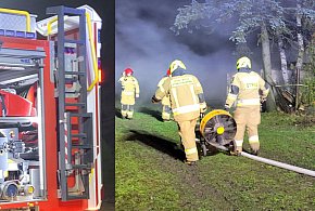 Pożar budynku gospodarczego. Strażacy prowadzili nie tylko działania gaśnicze-85146