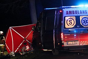 Tragedia na drodze Czajkowo-Łęka Mała - Nie żyje 45-letni rowerzysta-85627