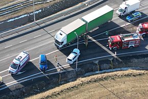 Wypadek na obwodnicy DK12. Na miejscu wszystkie służby. Wiadomo co tam się wydarzy