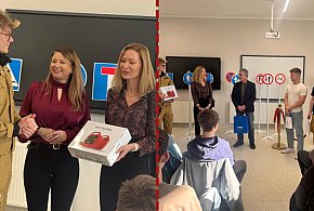 Profesjonalne wsparcie dla klas mundurowych. - Spotkanie w ZST Śrem