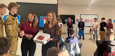 Profesjonalne wsparcie dla klas mundurowych. - Spotkanie w ZST Śrem