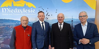 Noworoczne spotkanie partnerskie - Burmistrz Dolska z wizytą w Międzylesiu