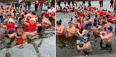 Zakochani w morsowaniu- Walentynkowe spotkanie w Jarosławkach