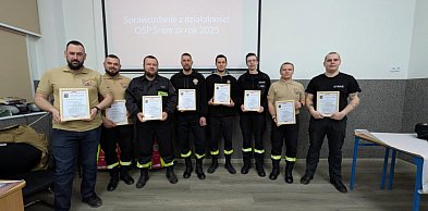Nowe otwarcie w OSP Śrem - Wybrano władze i nagrodzono liderów