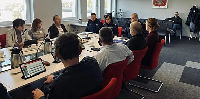 Ważne rozmowy w Książu Wlkp. Kierownictwo Policji na wspólnym posiedzeniu