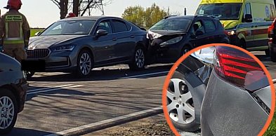 Kolizja trzech pojazdów w Pyszącej – utrudnienia w ruchu na ulicy Śremskiej