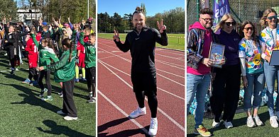 Qczaj gościem specjalnym Kids School Run w Śremie! Relacja z dnia na stadionie