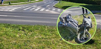 Nie ustąpił pierwszeństwa i doprowadził do zderzenia z jednośladem