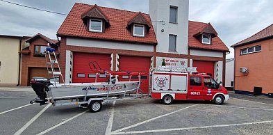 OSP Dolsk z nowym sprzętem! Łódź z JRG Śrem trafiła do ochotników