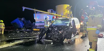 Wypadek na śremskiej obwodnicy. Pięć osób, w tym dziecko, trafiło do szpitala-83468