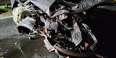 Kolizja BMW z ciężarówką na drodze wojewódzkiej nr 432-84251