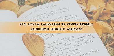 Święto młodych poetów! Znamy wyniki XX Powiatowego Konk-84768