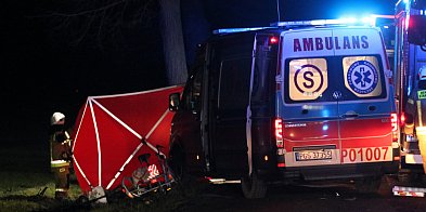 Tragedia na drodze Czajkowo-Łęka Mała - Nie żyje 45-let-85627