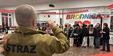 Magiczne serce z ognia i syreny w tle. Finał WOŚP w Bro