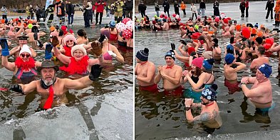 Zakochani w morsowaniu- Walentynkowe spotkanie w Jarosławkach