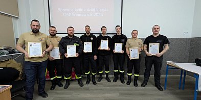 Nowe otwarcie w OSP Śrem - Wybrano władze i nagrodzono