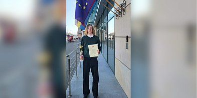 Historyczna maszyna ze śremskiego LO - Władek Bugała zn