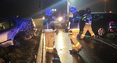 Poważny wypadek pod Gostyniem. Są ranni. Krajowa "dwunastka" zablokowana!-84035
