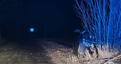 Pijany kierowca uderzył w drzewo - Skrajna nieodpowiedzialność pod Czempiniem-85714