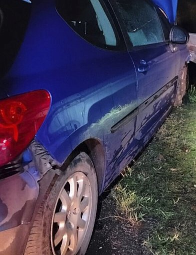 Rajd przez rondo zakończony na barierach. Interweniowała policja z sąsiedniego pow-84590