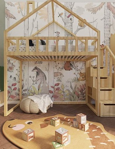 Łóżko domek czy łóżko z antresolą? Porównanie dwóch najmodniejszych rozwiązań do p-84726