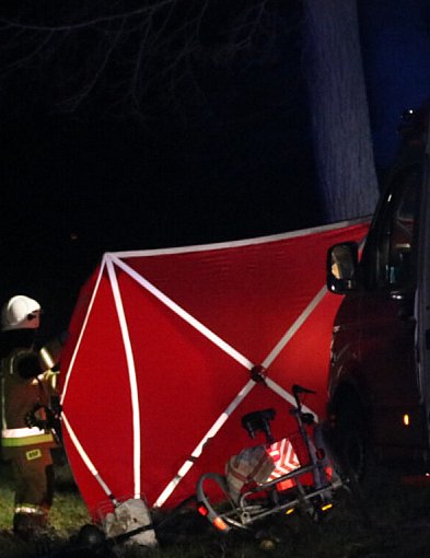 Tragedia na drodze Czajkowo-Łęka Mała - Nie żyje 45-letni rowerzysta-85627