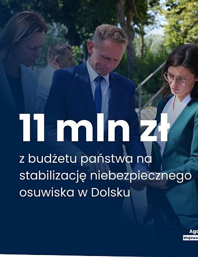 Dolsk z kluczową inwestycją! Stabilizacja osuwiska nabiera tempa-85939