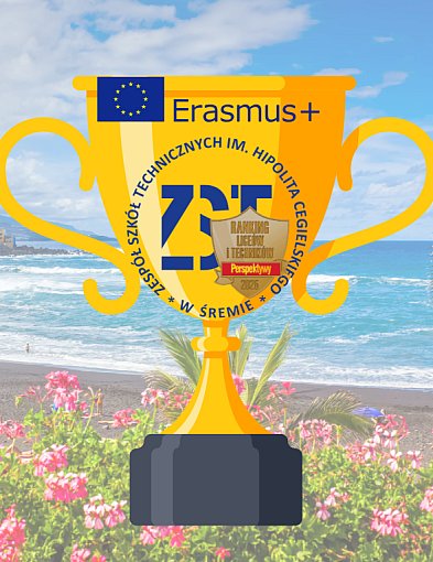 Prestiżowy sukces ZST w Śremie! 15 miejsce w Polsce ze Złotą Kartą Erasmus+