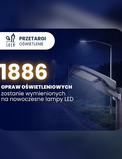 Ponad 30 miejscowości i 1800 nowych lamp! Śrem stawia na inteligentne światło