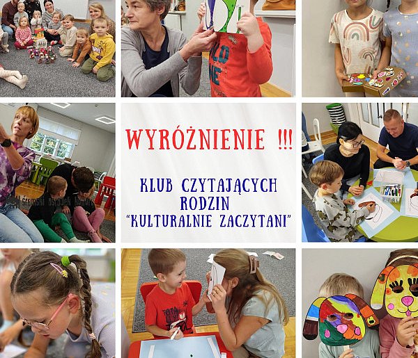 Ogólnopolskie wyróżnienie dla Klubu Czytających Rodzin "Kulturalnie Zaczytani"-84083