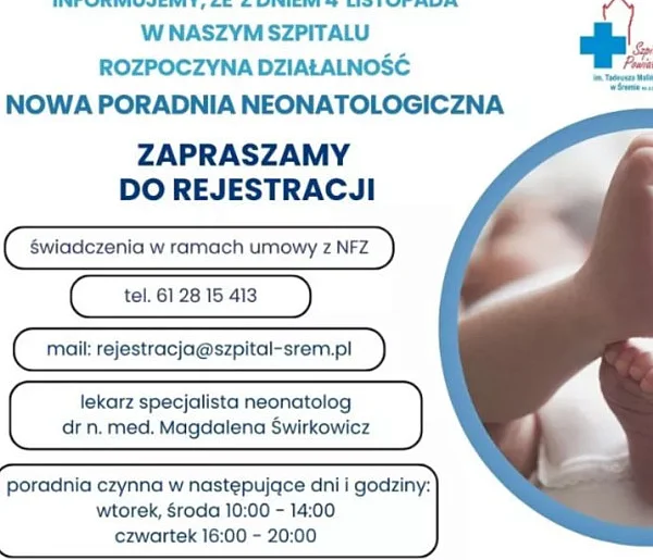 Nowa Poradnia Neonatologiczna w śremskim szpitalu już otwarta!-84098
