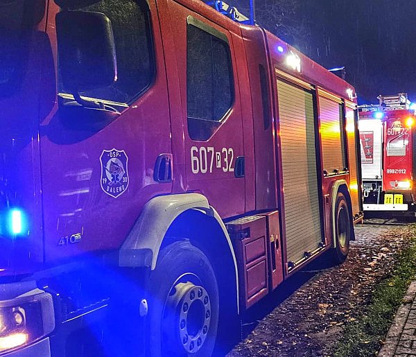 Alarm czujki czadu w Mórce. Interweniowała OSP Dalewo-84455