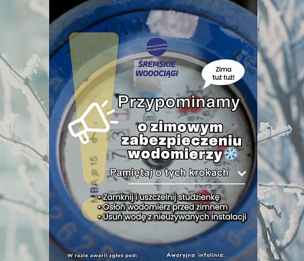 Zabezpiecz wodomierz przed zimą – ważny komunikat dla mieszkańców!-84879