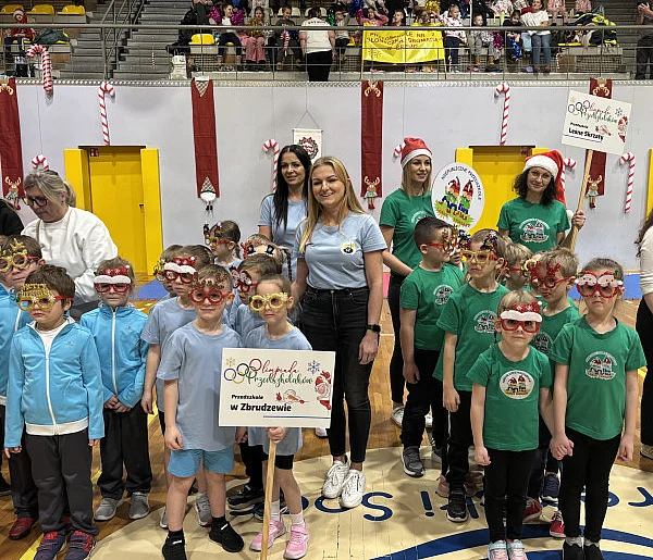 Mikołajkowa Olimpiada Przedszkolaków rozgrzała Śremski Sport!-85089