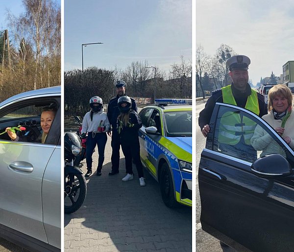 Tym razem bez mandatu! Śremscy policjanci zaskoczyli panie na drogach