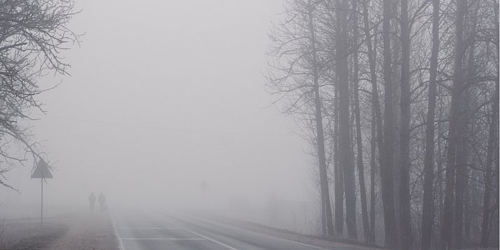 Ostrzeżenie IMGW-PIB - Gęsta mgła w powiecie śremskim!