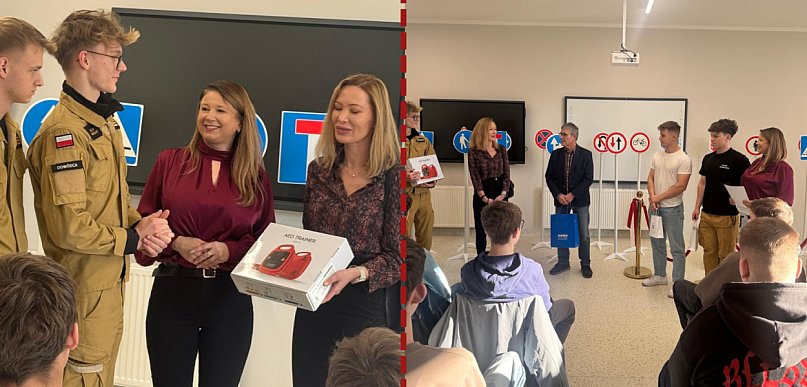 Profesjonalne wsparcie dla klas mundurowych. - Spotkanie w ZST Śrem