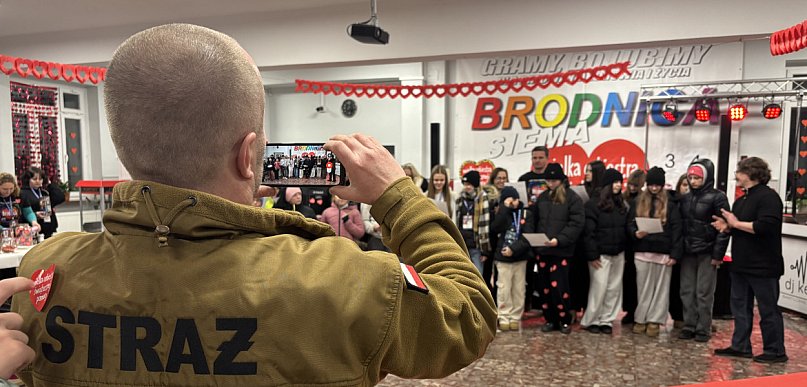 Magiczne serce z ognia i syreny w tle. Finał WOŚP w Brodnicy przeszedł do historii