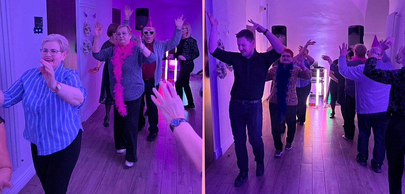 Zabawa w pełni! Karnawałowe szaleństwo w Klubie Senior+ w Śremie