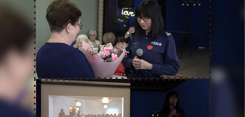 Nowy rozdział po latach służby - Śremscy seniorzy pożegnali podinsp. Ewę Kasińską