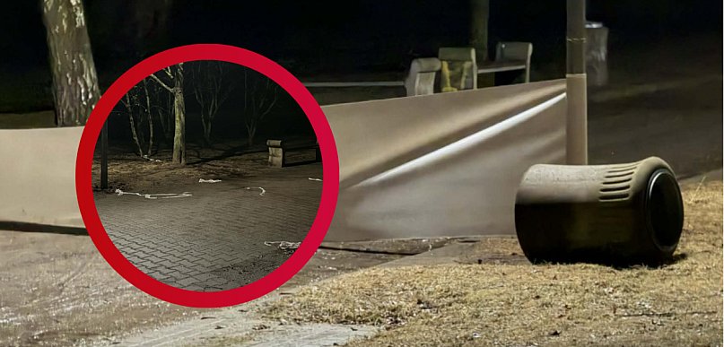 Akt wandalizmu na skwerze 750-lecia! Nastolatkowie zdemolowali park