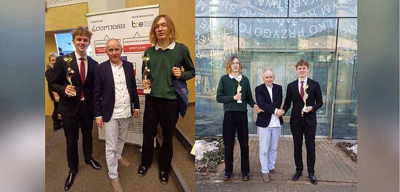 Indeksy w kieszeni! Uczniowie śremskiego LO finalistami ogólnopolskiej olimpiady